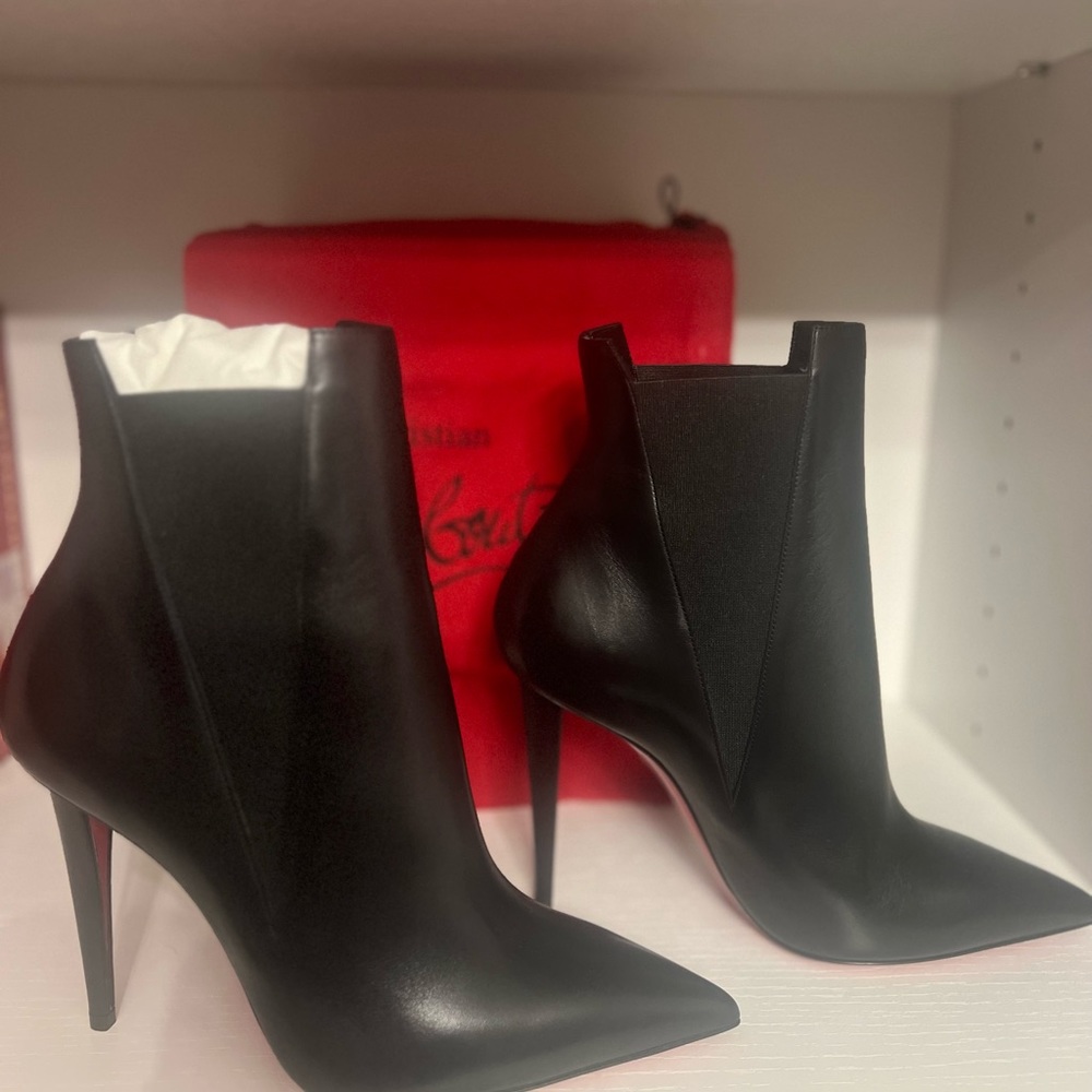 Christian Louboutin Stiletto Boots- perfect never worn size 39